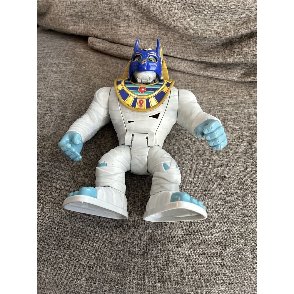 Mattel Fisher Price Imaginext Mummy King Action Figure Egyptian Mask Reveal